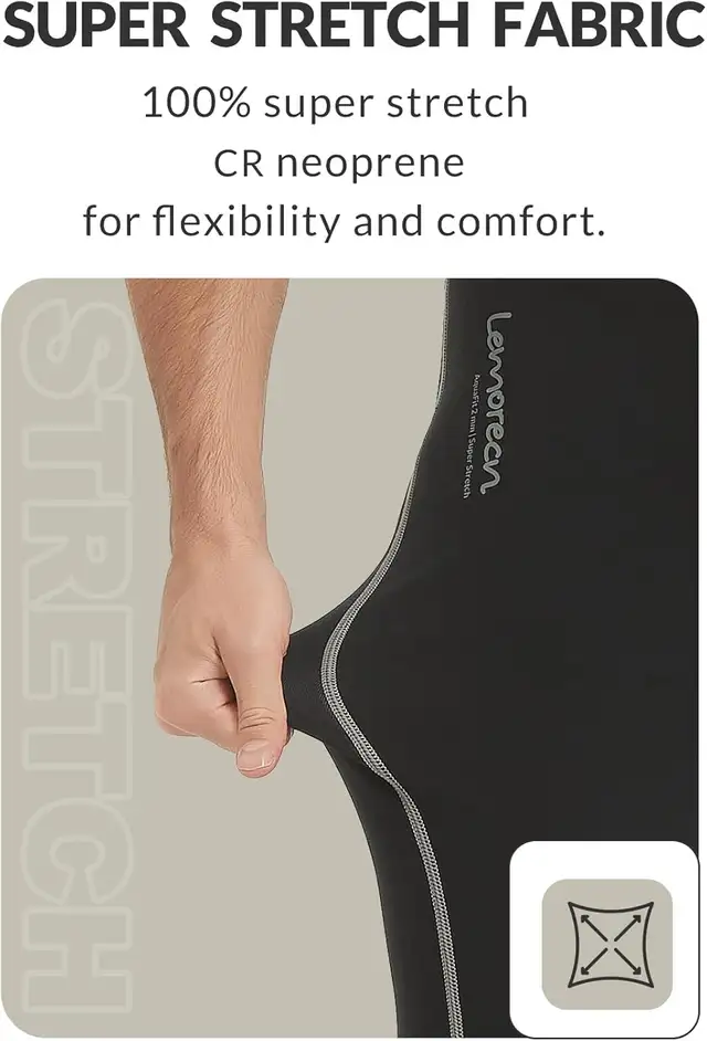 Men's 2mm Wetsuit Pants – Super Stretch Neoprene Shorts for Surf in Water Sports in Oshawa / Durham Region - Image 3