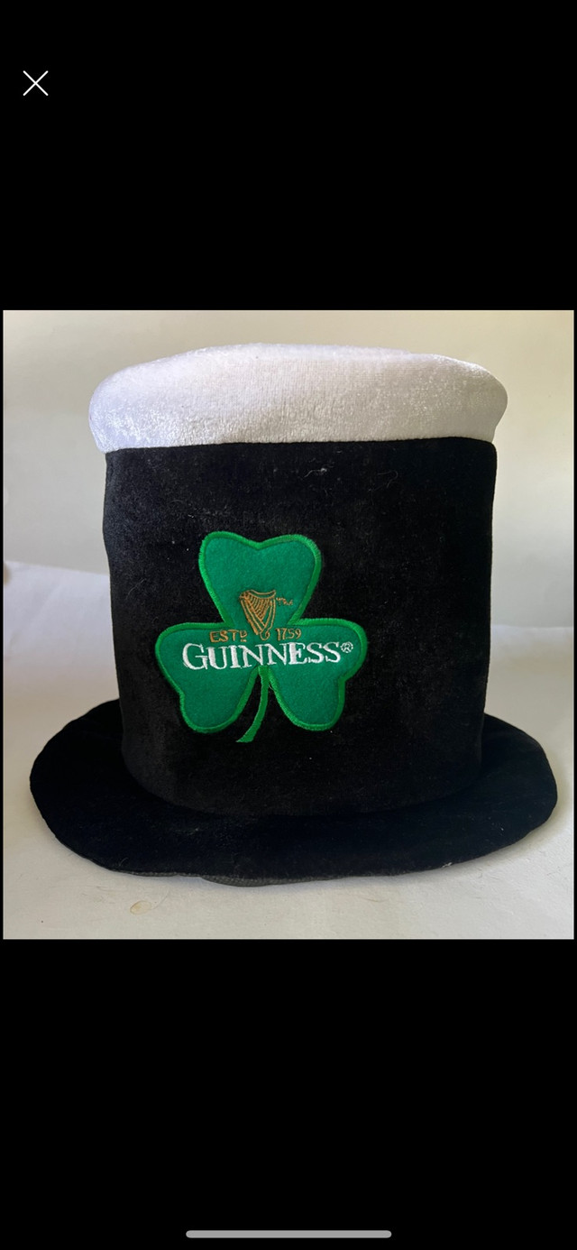 Guinness Beer St Patricks top hat St Pattys Day Irish Clover  in Costumes in Kingston - Image 2
