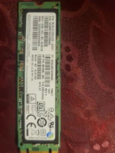 HP PM871 (809871-001) 128GB M.2 SATA III SSD for Sale, View more