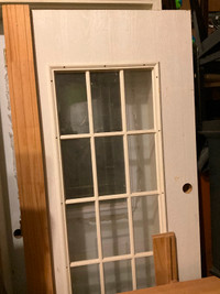 Interior door with insert 36x 80. NEW