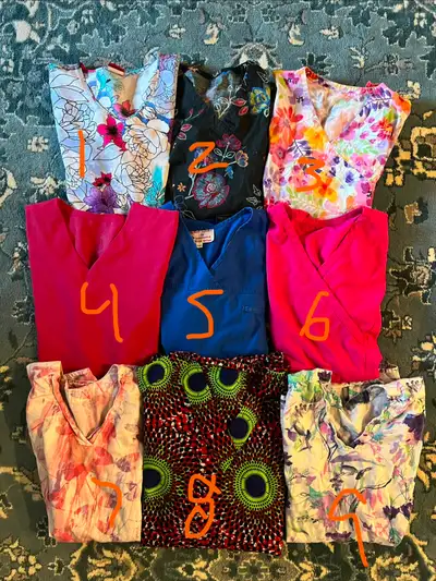 Unique scrubs! Nursing or health uniforms! Bright and fun!, View more