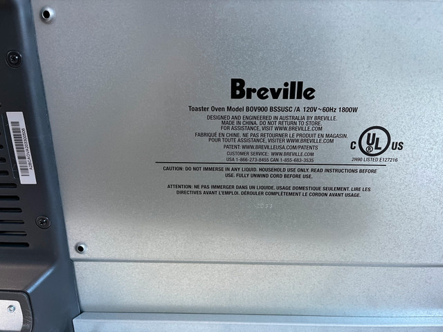 Breville Toaster Oven in Toasters & Toaster Ovens in Edmonton - Image 4
