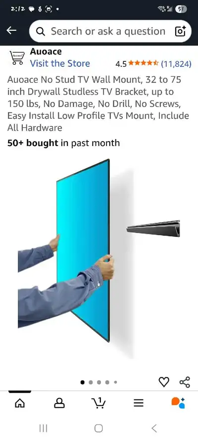 Auoace TV Wall Mount, View more