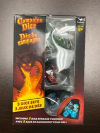 3 sets of 7 dice for dungeons and dragons brand new