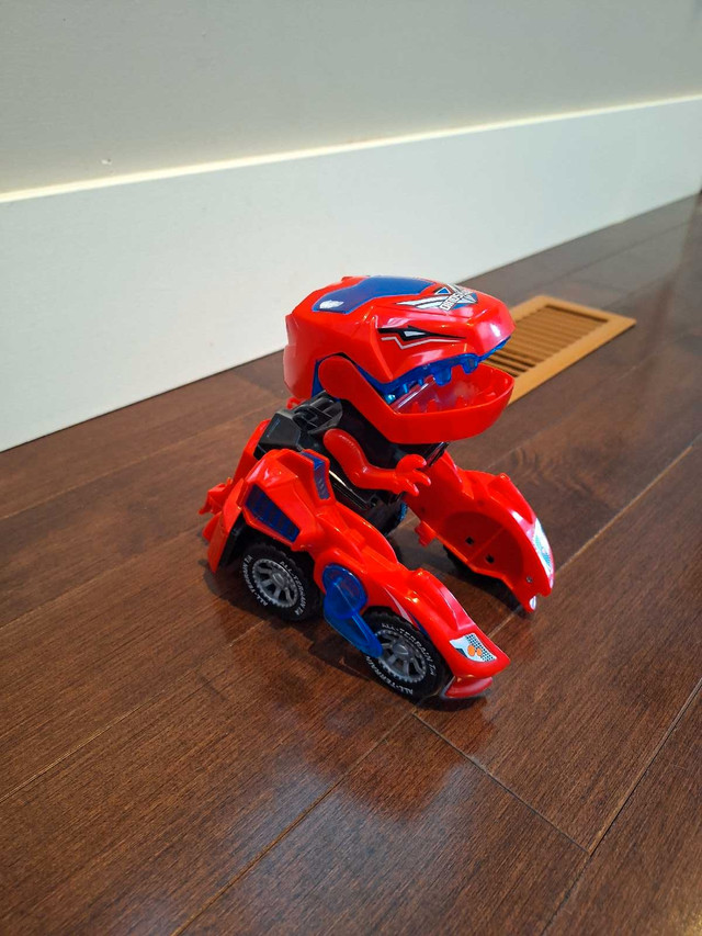 Transformer Dino car in Toys & Games in Thunder Bay - Image 2