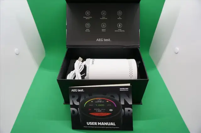 AEG Test HOUND-3699 Radon Detector for Home Safety in General Electronics in Markham / York Region - Image 4