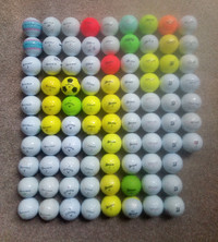 87 Used Golf Balls in Like New Condition: Titleist Pro V1, etc.