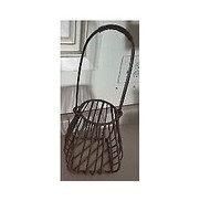 Antique Rustic Cast Iron / Wrought Iron Egg  Basket