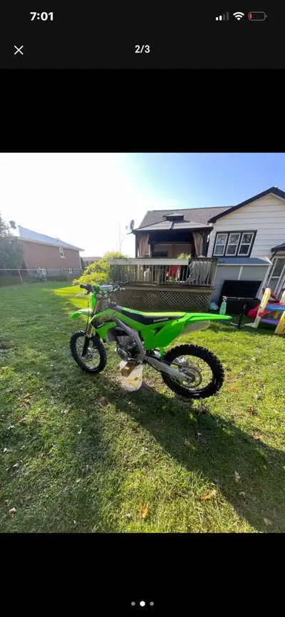 Looking to sell or trade. Second owner 48 hours light riding. Willing to trade for 250cc cross count...