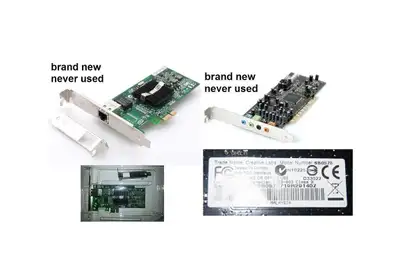 Intel PRO Network or Sound Card Creative Labs SB0570 PCI: 10$/1, View more