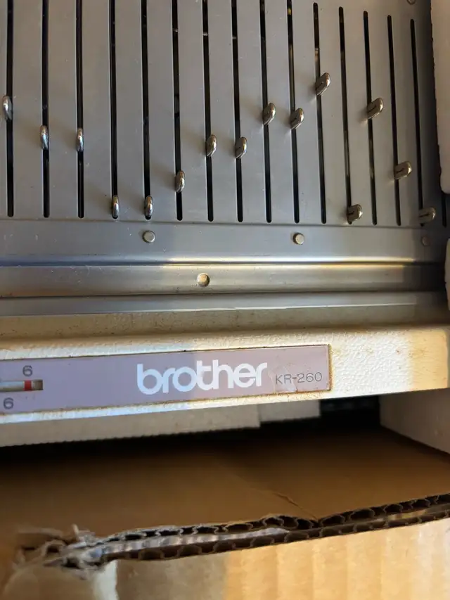 Brother knitting machine and ribbing attachment.  in Hobbies & Crafts in Peterborough - Image 4