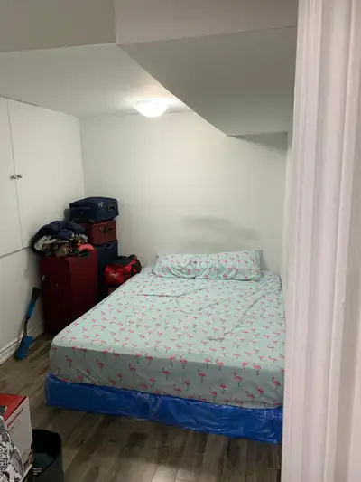 One bedroom plus one Den basement is available for rent from July 1st. Max three people. Main inters...