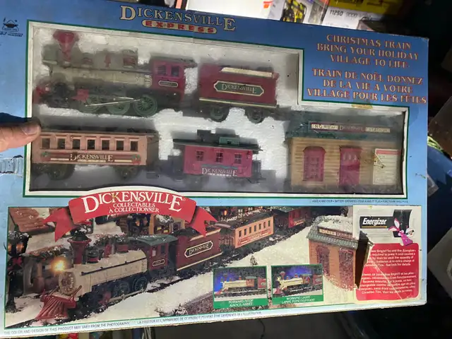 Dickensville Express Christmas Train Set