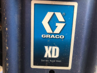 Graco XD hose reel with hose and meter