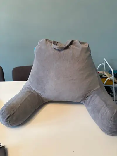  Grey Reading Pillow / Backrest Pillow – Great for Bed or Couch, View more