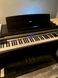 Korg C-520 Concert Digital Piano W/Manual Stool 40 Song Books