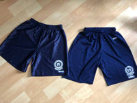 Soccer shorts $15, Adult small, navy,