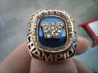 GOLD ORIGINAL GREY CUP FOOTBALL CHAMPIONSHIP RING