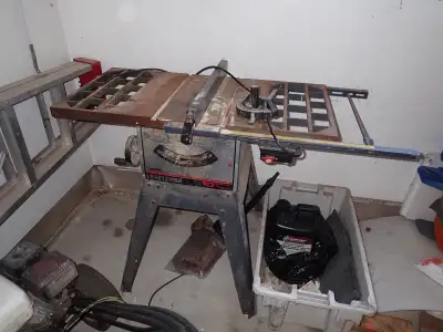 I am selling my 10 Inch Craftsman table saw because I have not used it for quite some time - works f...