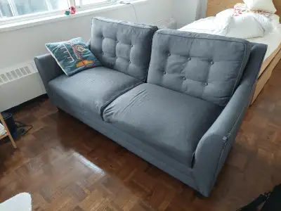 Grey Mid-Century Modern Sofa, View more