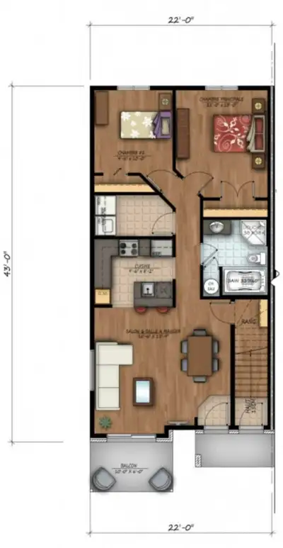 Appartement 4 1/2