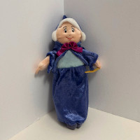 DISNEY store Cinderella Fairy godmother 11” plush Doll