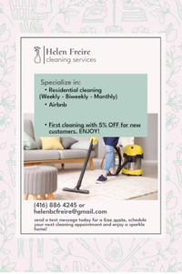 HELEN FREIRE - CLEANING SERVICES