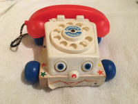 Vintage Fisher Price Chatter Telephone in good shape #747
