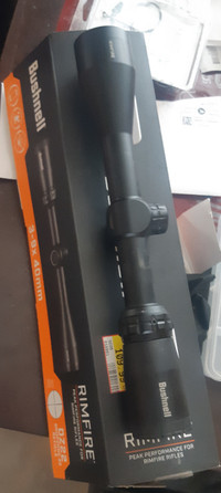 Bushnell scope with rings