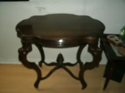 antique wooden table, View more