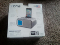 I Home Dual Alarm Clock speaker for ipod