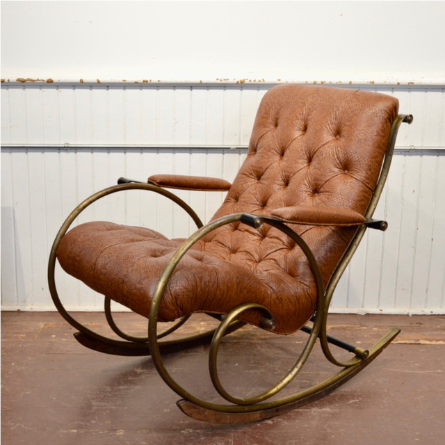 Lee Woodward MCM Rocking Chair in Arts & Collectibles in Kingston - Image 3