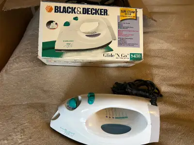 Black & Decker Glide’ N Go Iron $35, gently used Other small appliances listed on separate ads Also...