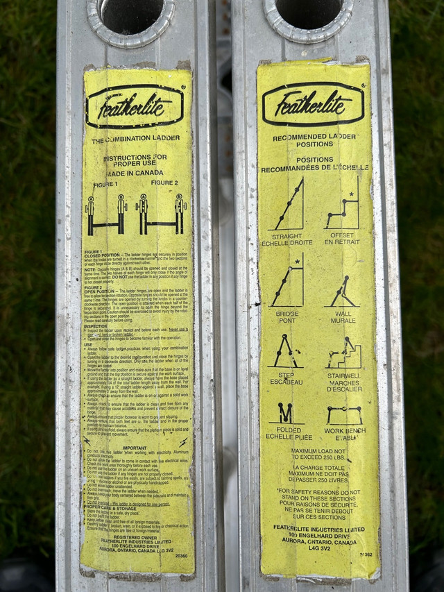 Featherlite Combo Aluminum Ladder in Ladders & Scaffolding in Comox / Courtenay / Cumberland - Image 3