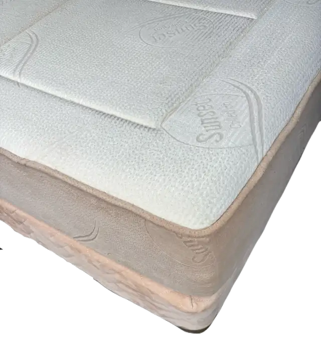 Full, Very Dense Foam Mattress & Box set, USED, steam cleaned63660926953217122