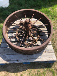 Antique Steel Wheel