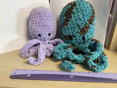 crochet octopuse stuffies, View more