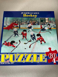Junior League Hockey Puzzle 60 pieces, 4+