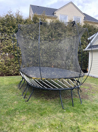 Spring free trampoline 8x13 size 