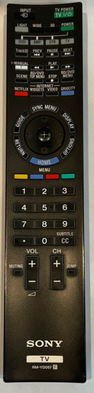 Télécommande Sony, modèle RM-YD057