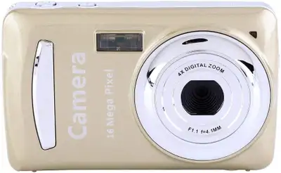 Mini Digital Camera, 720P 2.4" LCD Screen 4X Zoom 16MP 30fps Vid, View more