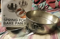 2PCS SPRING FORM BAKE PAN SET