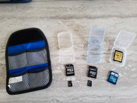 SD cards adapter and Pouch