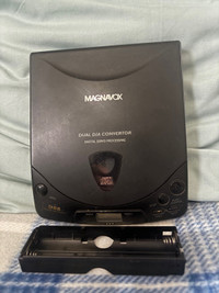 Vintage 1995 Magnavox Philips Portable CD Player Dual D/A As is 