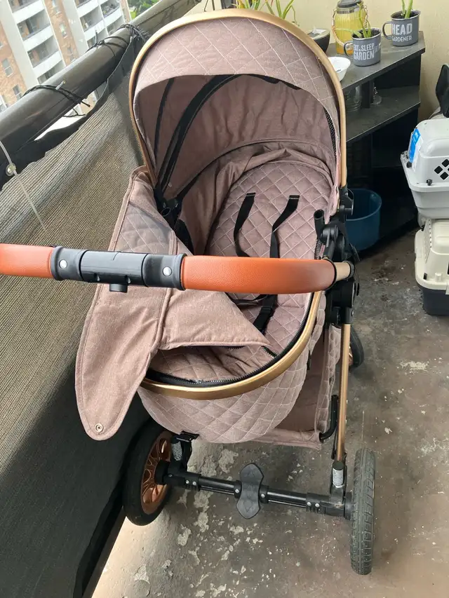Beautiful Stoller pram baby carriage, car seat $400 obo in Strollers, Carriers & Car Seats in St. Catharines - Image 7