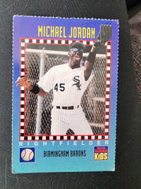 Rare Michael Jordan baseball card