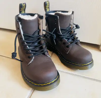 Brand new Dr. Martens lined Serena boots kids size 10, View more