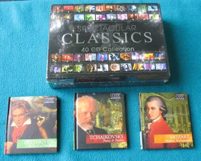 Classical/Jazz  Music Books , SPECTACULAR CLASSIC 40CD s, View more