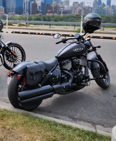 Selling my 2023 Indian Chief Dark Horse Bobber ABS Matte Black in excellent condition and less than...