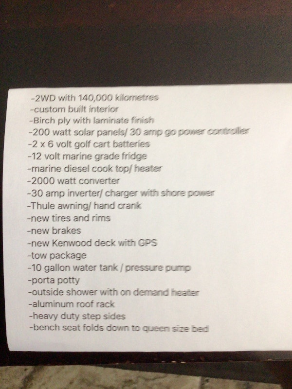 Custom built 2014 Mercedes sprinter camper van RVs & Motorhomes